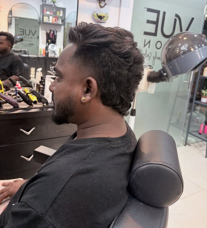Men's grooming at VUE Salon